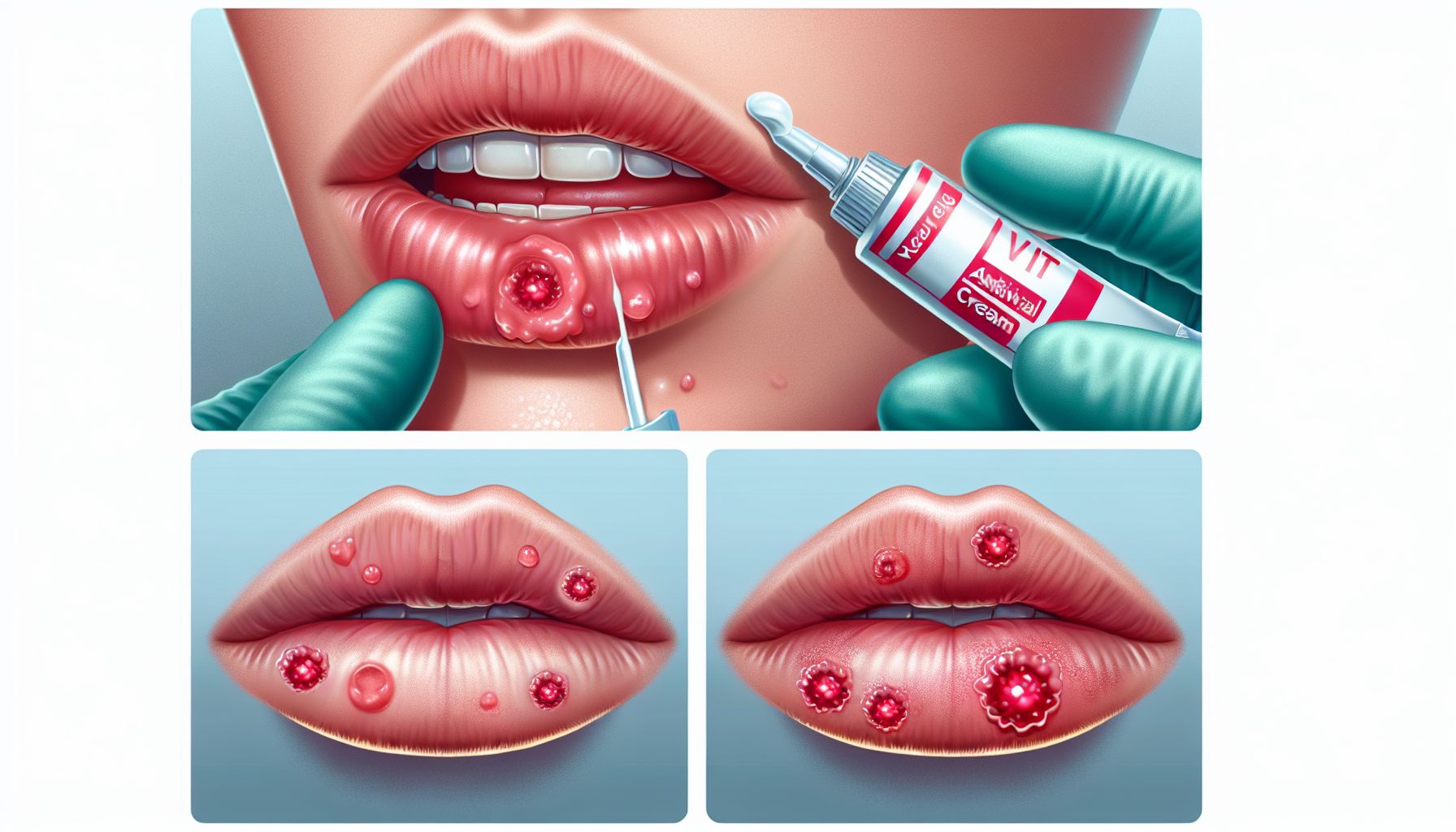 Herpes huulel