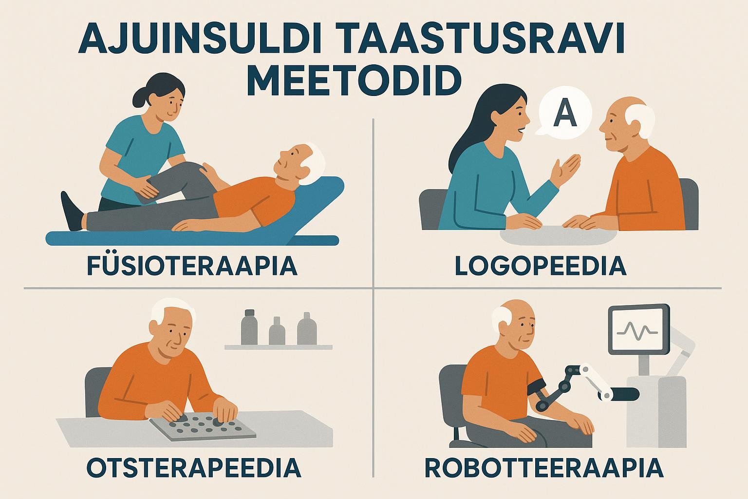 Ajuinsuldi taastusravi meetodid
